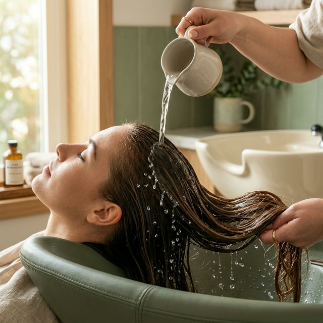 Lavado con agua filtrada